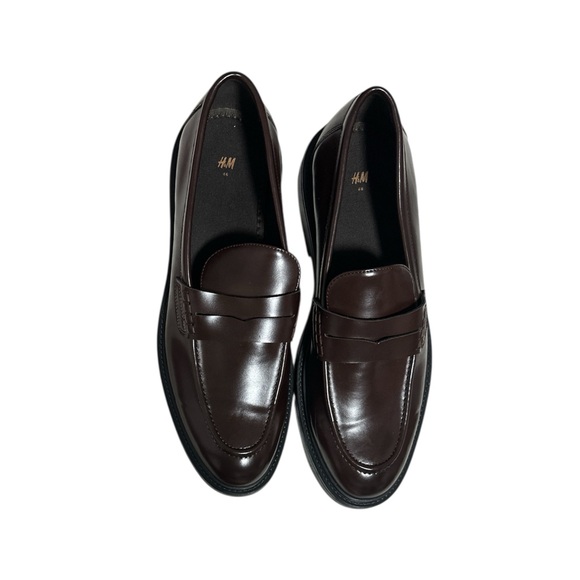H&M Other - H&M Men's Dark Brown Slip-On Loafers